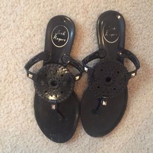 Jack Rogers black sandal